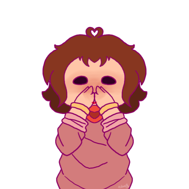 blowing a kiss
