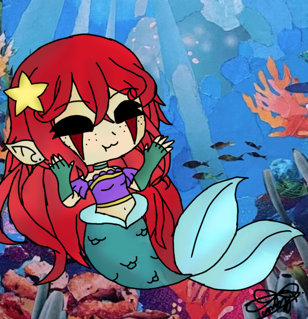 Ariel in my style -The Little Mermaid-