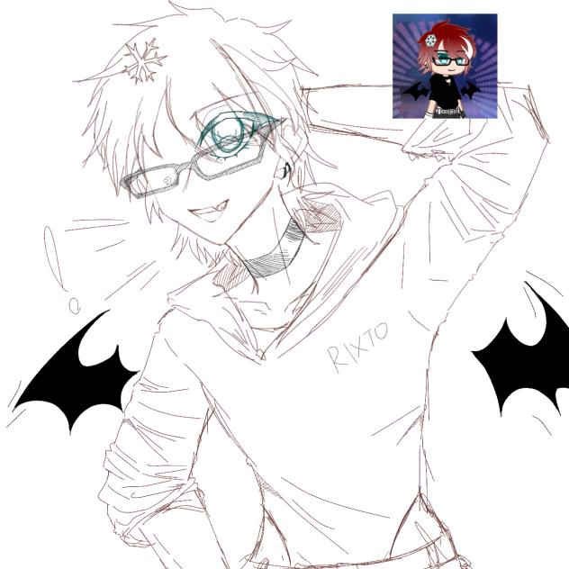Drawing my Gacha oc