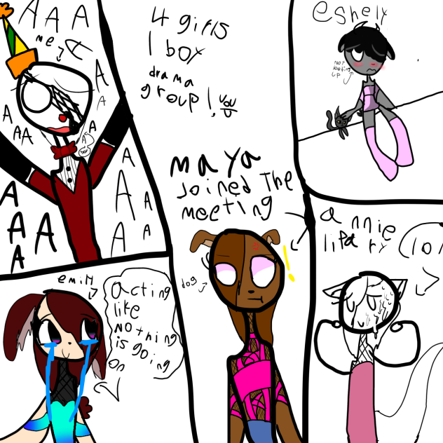 Drama group meeting XD