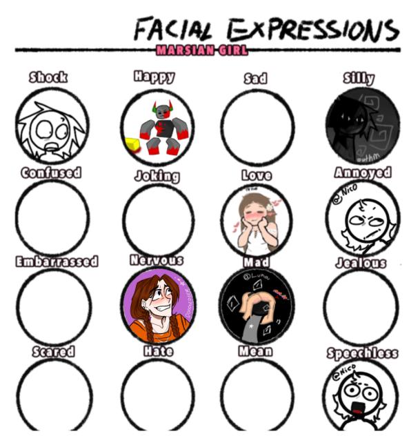 Facial expressions collab