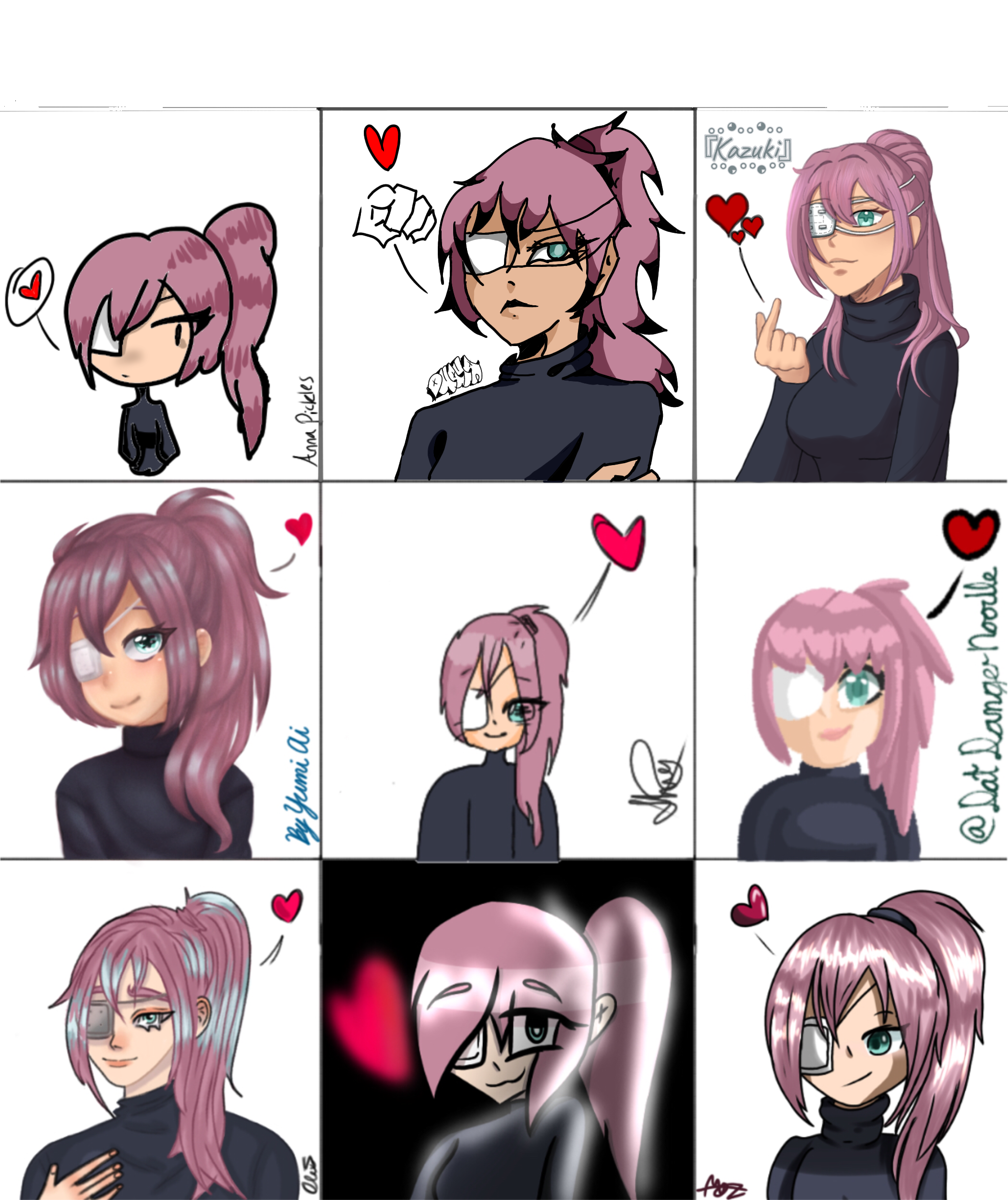 different styles - ibisPaint