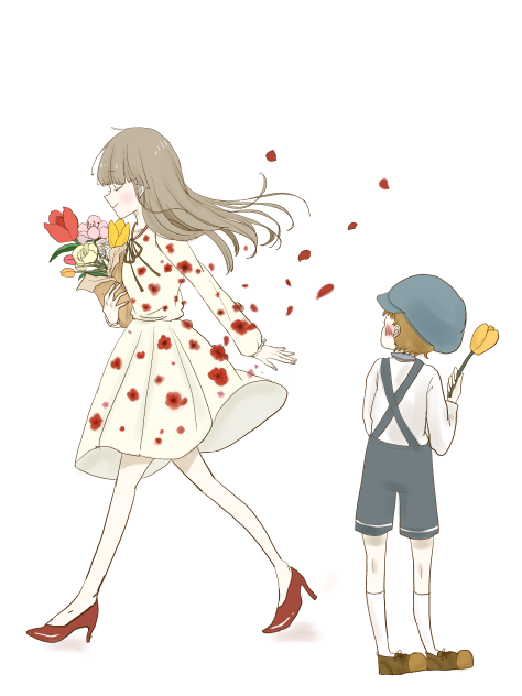 彼女は春を振り撒いて。