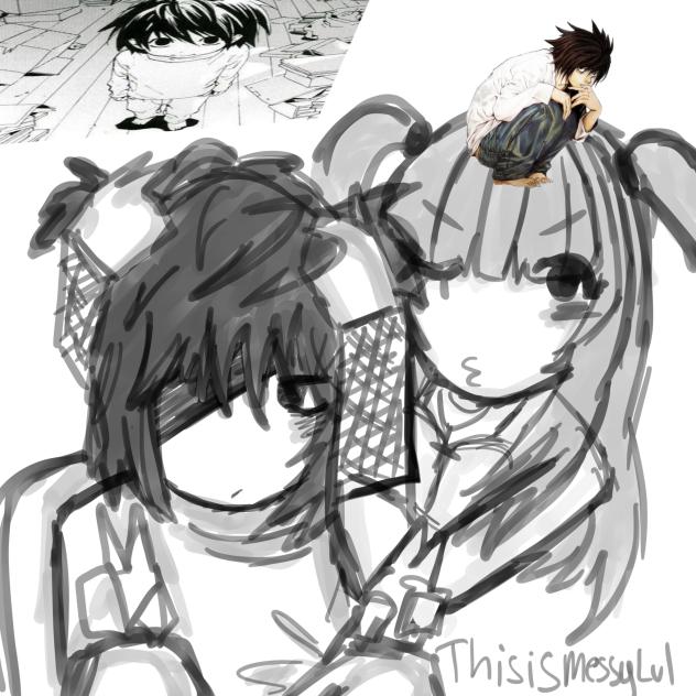 Misa and L doodle