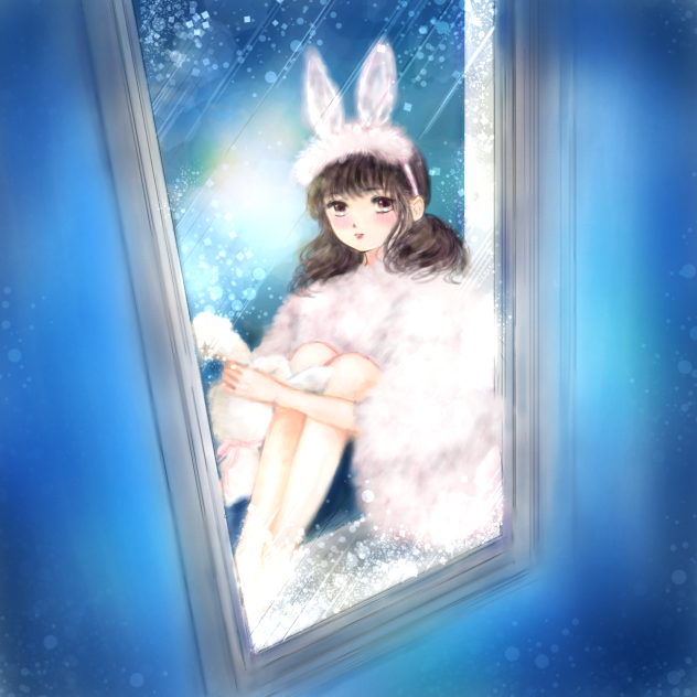 幻想的バニーガール。