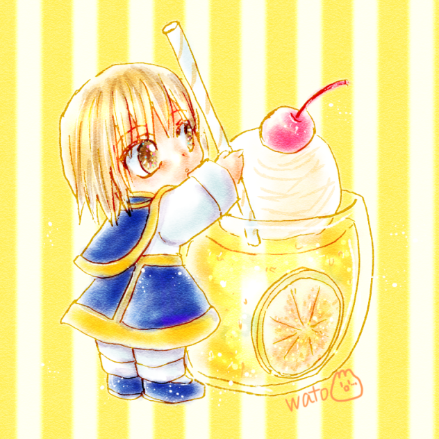 レモンスカッシュフロートとクラピカ