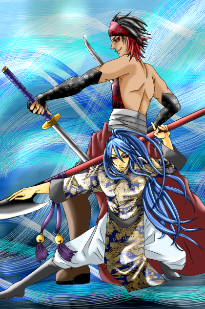 線画塗ってみた。