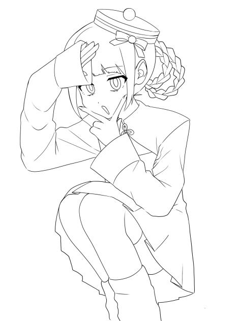 線画　✌️