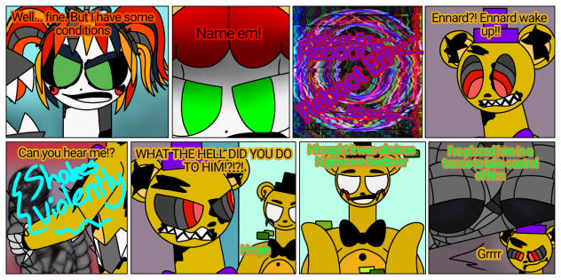 N-o Closure. p7 FNaF fanmade comic