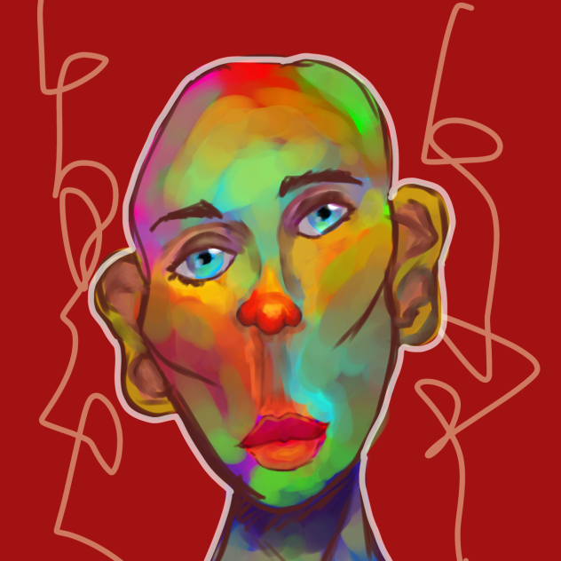 Stylized portrait - ibisPaint