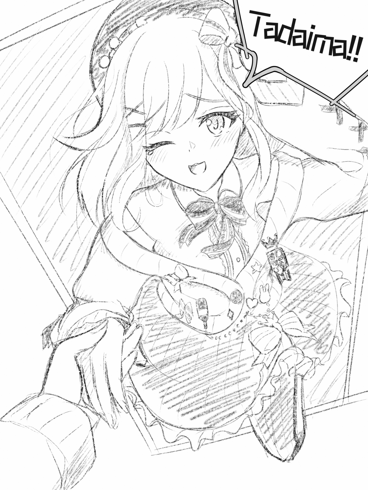 るる2　イラスト 本当に嬉しい🎨 #るるのアトリエ