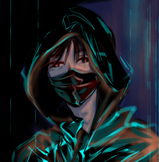 Dark reflection - ibisPaint