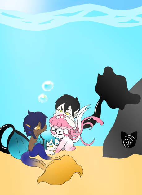 Merboys and Jellyboy (OC)