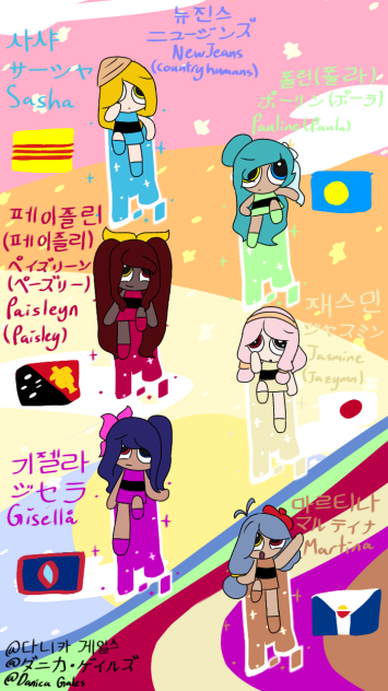 ¡~CountryHumans NewJeans~!