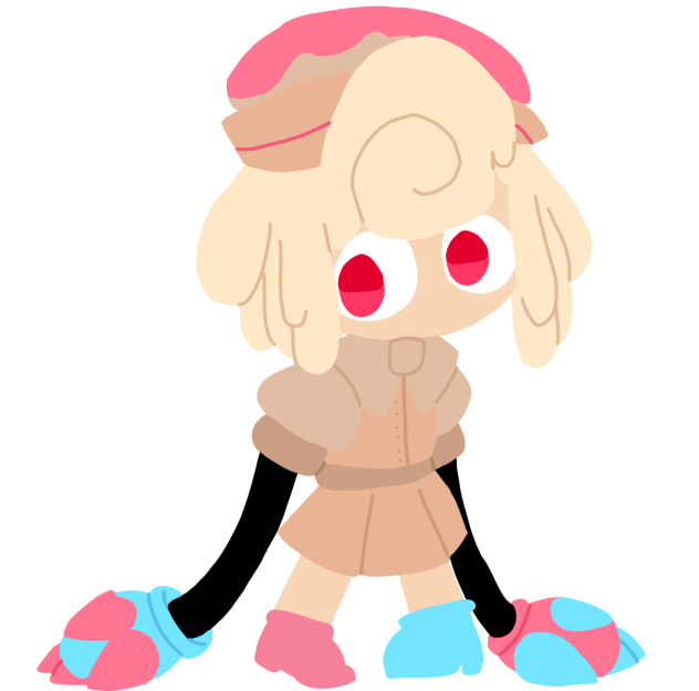 FPE oc bunbun except she’s not paper