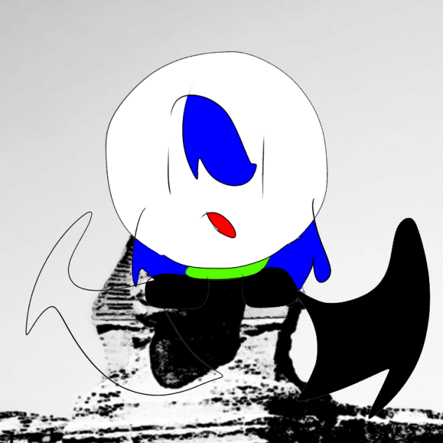 スフィンクスを掴む作棒