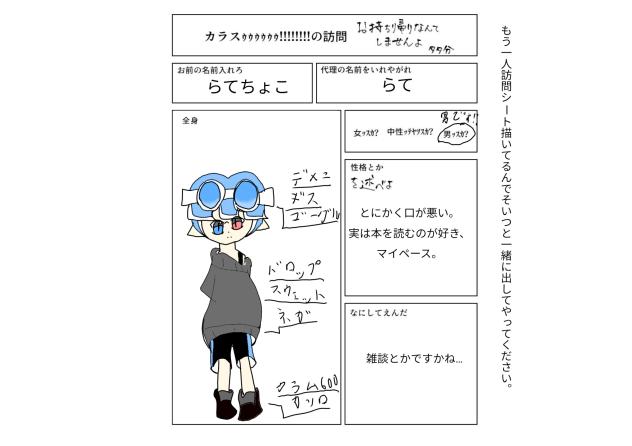 カラスｩｩｩｩｩの訪問!!!!!!!!