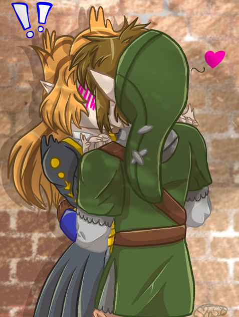 Surprise Kiss During the Secret Meeting