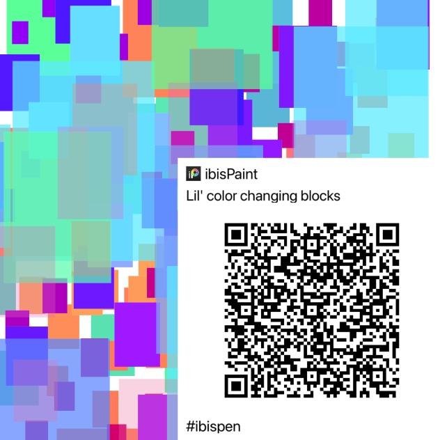 Color changing blocks background!! ibisPaint