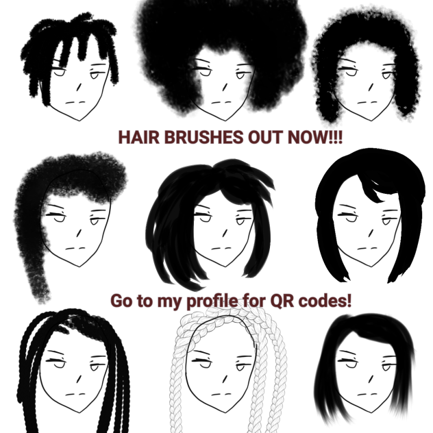 HAIR BRUSHES OUT NOW go to my profilee