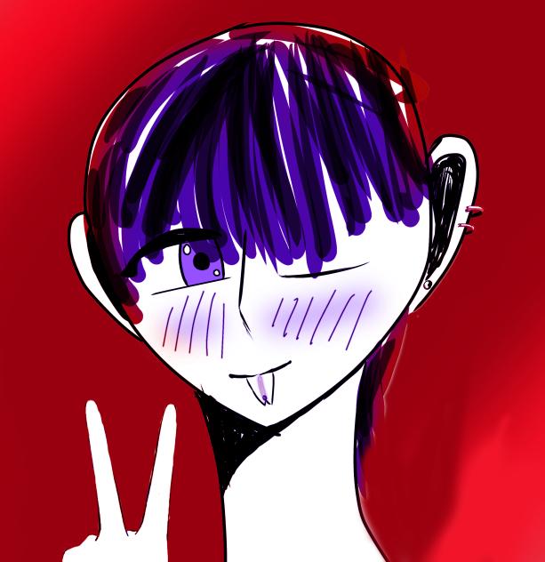 「ベーっ」