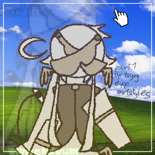 part 1 of trying different artstyles - ibisPaint