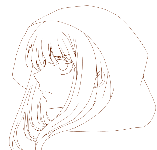 オリキャラ12 線画