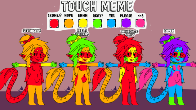 touch meme but with kelly