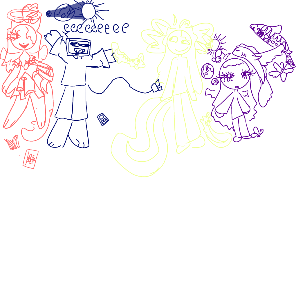 the power of my freinds I'm the smol one - ibisPaint