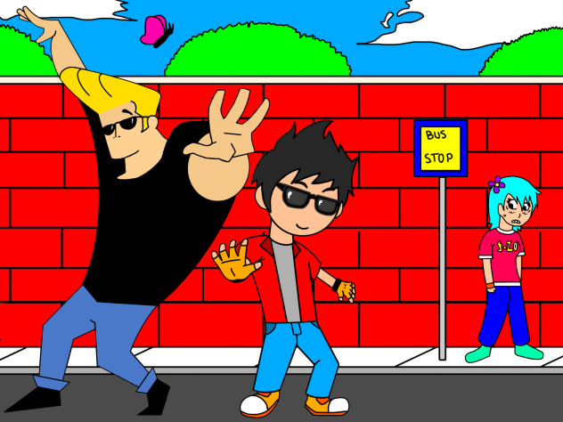 Johnny Bravo and Davis