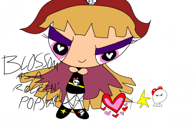 BLOSSOM AS A ROCKIN’ POPSTAR!