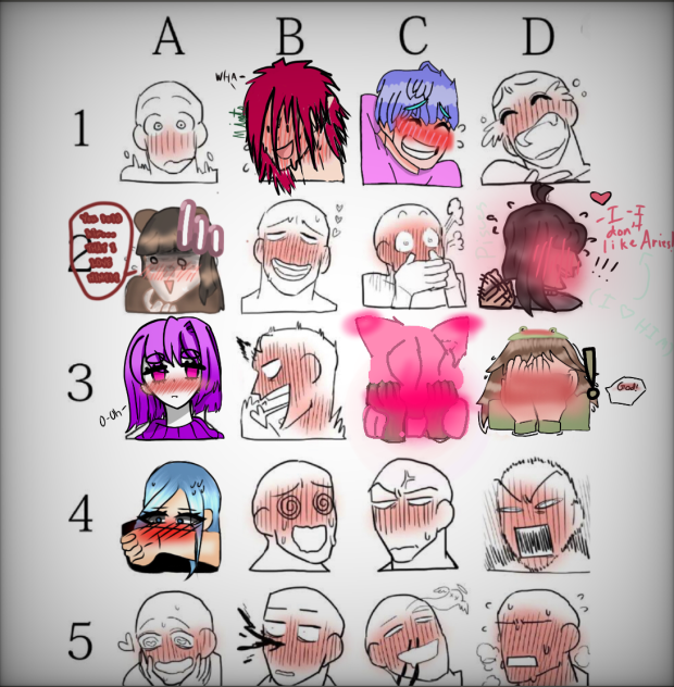 Blushing collab