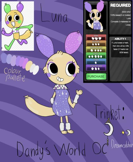 Another dandys world OC! Luna 🐰💫🌌