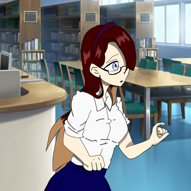 my school anime girl