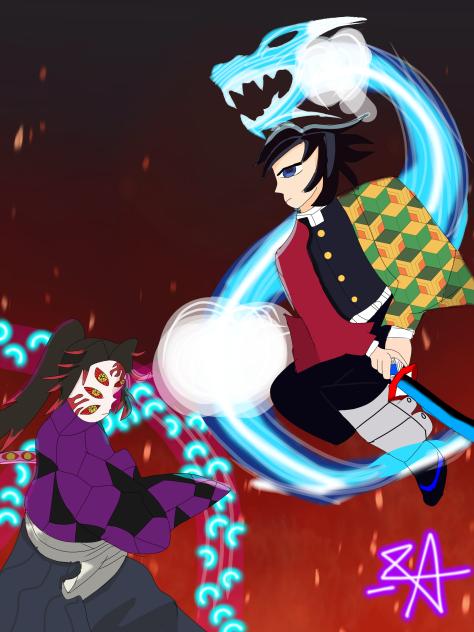 Giyu and Kokushibo