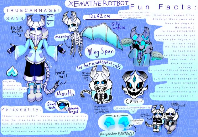 TrueCarnage! Sans Reference Sheet