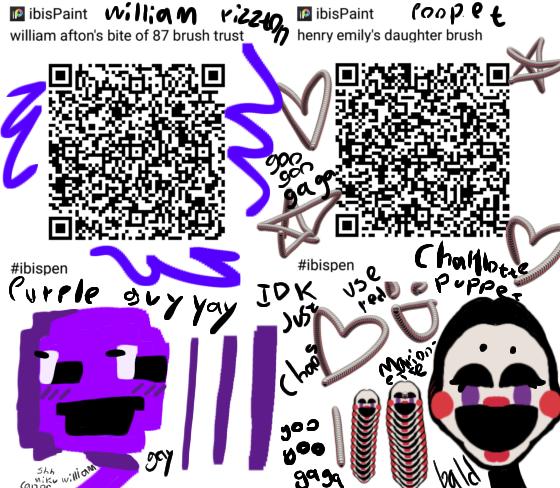 silly fnaf brushes
