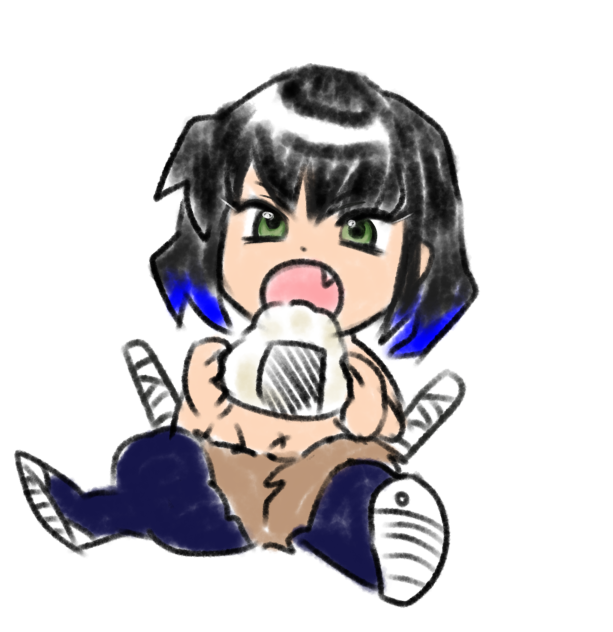 きめつを知らない我がイノスケを描いてみる