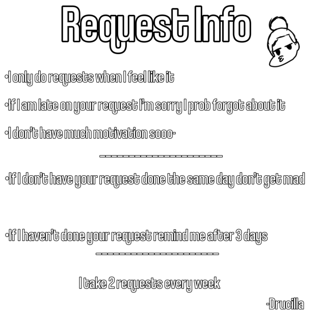 My request info