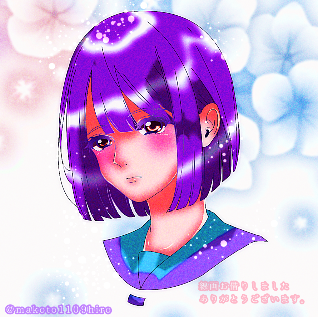 塗り絵お借りしています