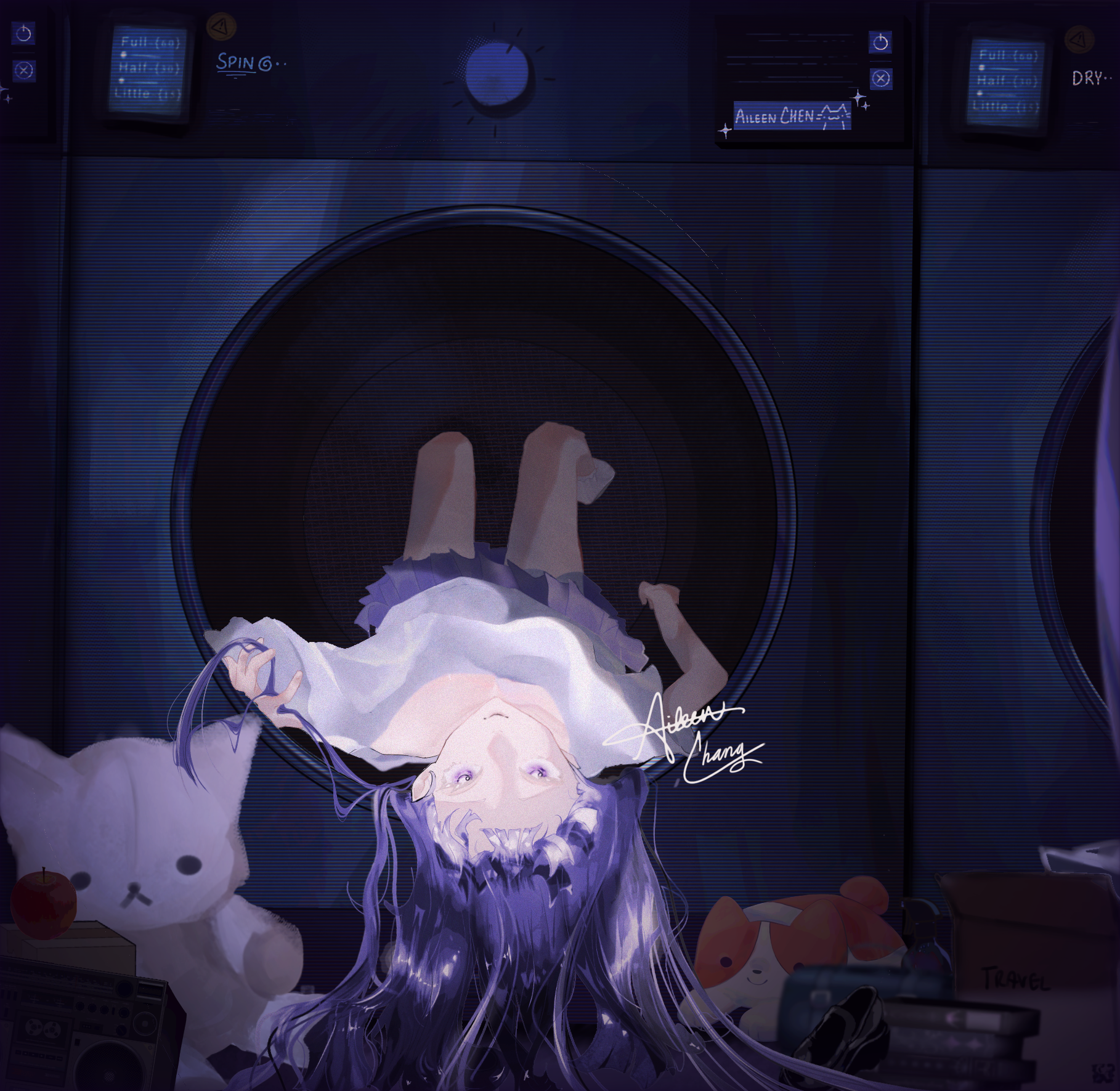 Ily washing machine heart (∩´͈ ᴖ `͈∩ ྀི) - ibisPaint