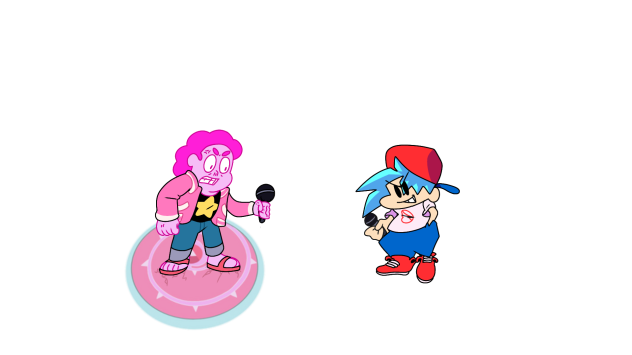 glowing pink on a friday night