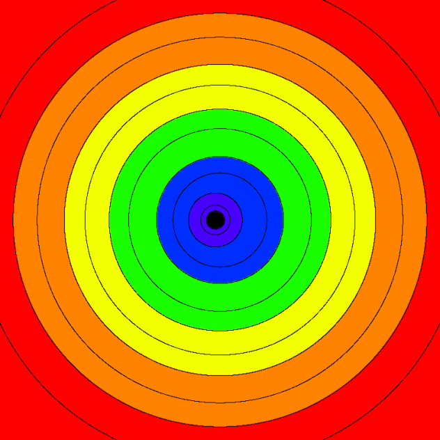 Pride Flag Circle Form