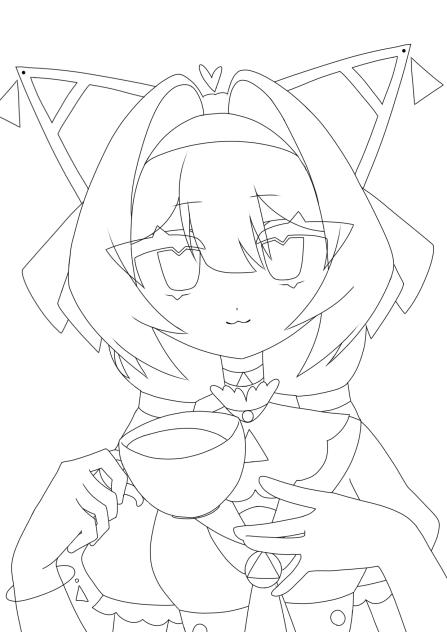 葉玲ちゃん塗り絵