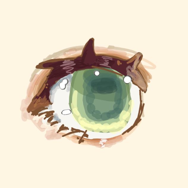 Nature green eyes