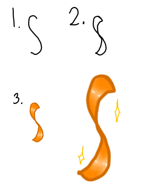 How I (sometimes) draw hair!