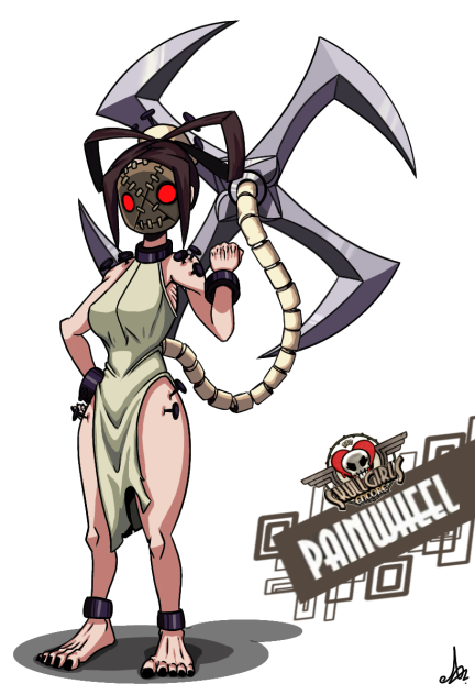Painwheel from the game Skullgirls 💀