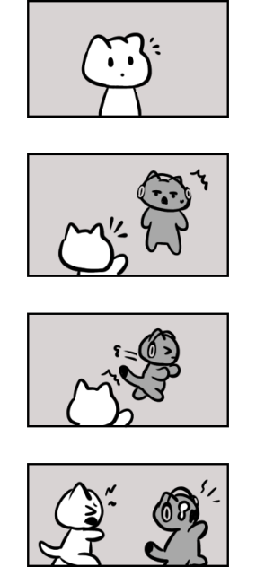 逃げないで！
