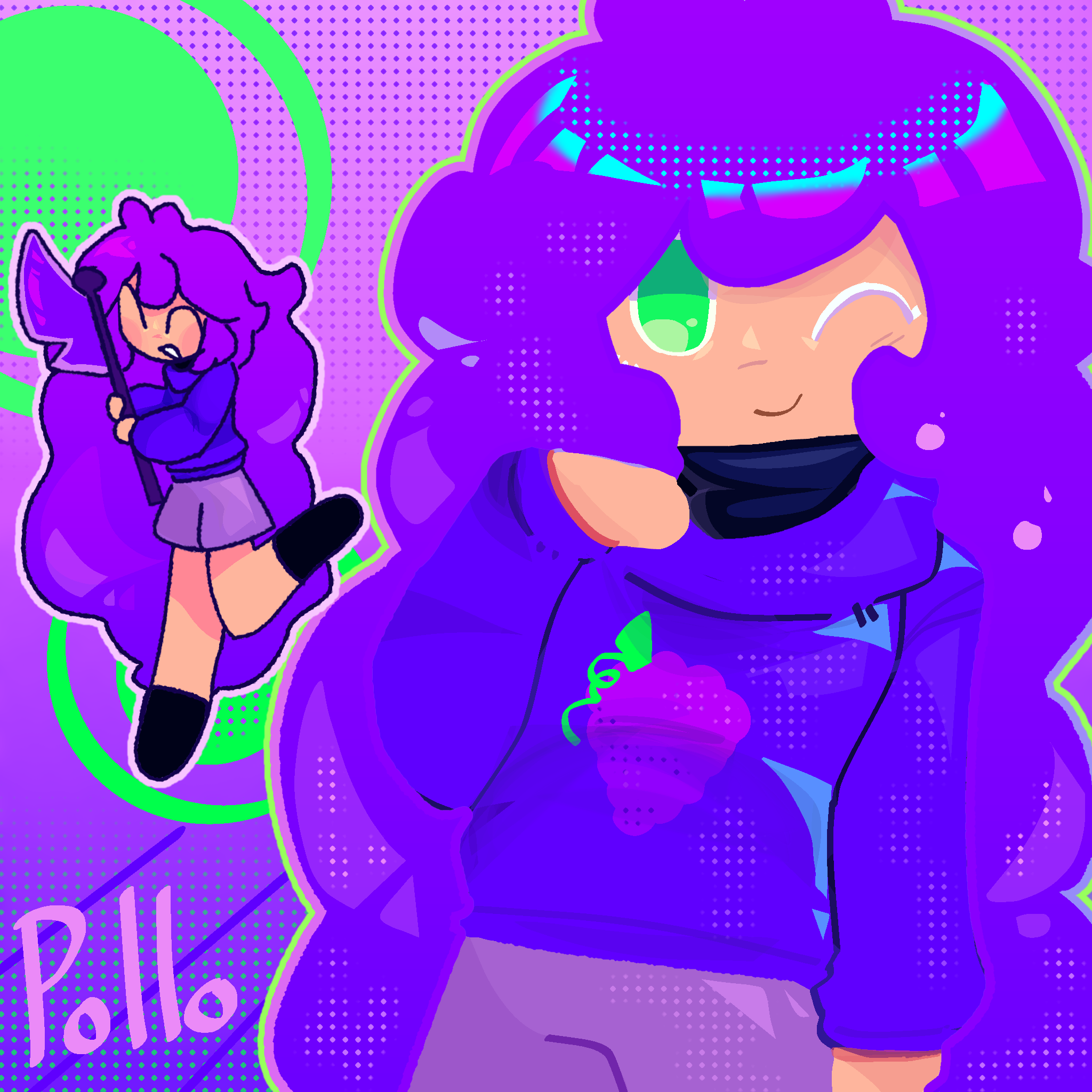 Grape Jelly cookie!! by Yena - ibisPaint