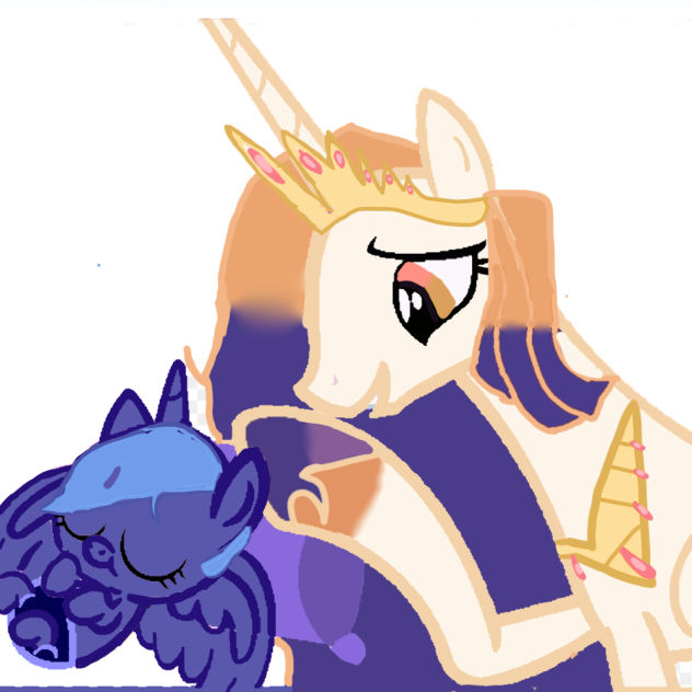 queen gelexia and baby luna